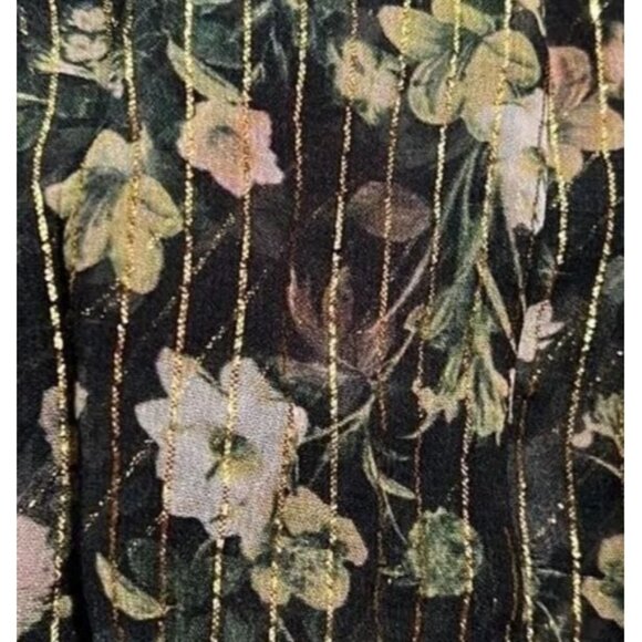 Rococo Sand Flora High Low Maxi Dress Green & Black Size Small Revolve - Picture 7 of 10